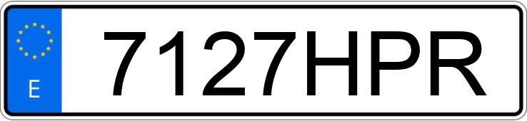 Numer rejestracyjny 7127HPR posiada OPEL ADAM Numer rejestracyjny 7127HPR posiada OPEL ADAM