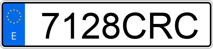 Numer rejestracyjny 7128CRC posiada FORD FOCUS