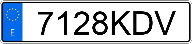 Numer rejestracyjny 7128KDV posiada LAND ROVER RANGE ROVER EVOQUE