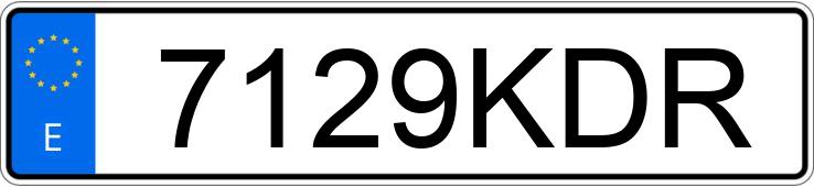 Numer rejestracyjny 7129KDR posiada PEUGEOT 3008