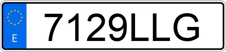 Numer rejestracyjny 7129LLG posiada MERCEDES GLC (253)
