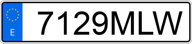 Numer rejestracyjny 7129MLW posiada APRILIA RX 125