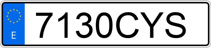 Numer rejestracyjny 7130CYS posiada HONDA ACCORD Numer rejestracyjny 7130CYS posiada HONDA ACCORD
