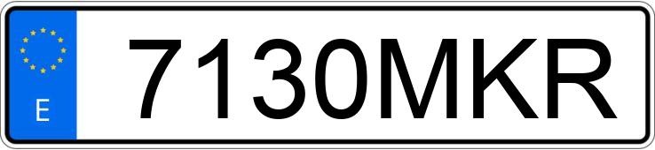 Numer rejestracyjny 7130MKR posiada CITROEN C4