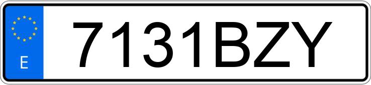 Numer rejestracyjny 7131BZY posiada BMW SERIE 3 Numer rejestracyjny 7131BZY posiada BMW SERIE 3