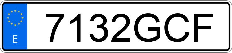 Numer rejestracyjny 7132GCF posiada AEON CUBE