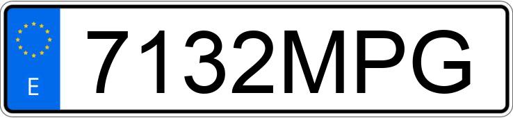 Numer rejestracyjny 7132MPG posiada SEAT ARONA