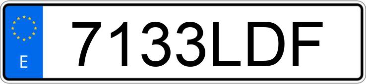 Numer rejestracyjny 7133LDF posiada PEUGEOT 5008 Numer rejestracyjny 7133LDF posiada PEUGEOT 5008