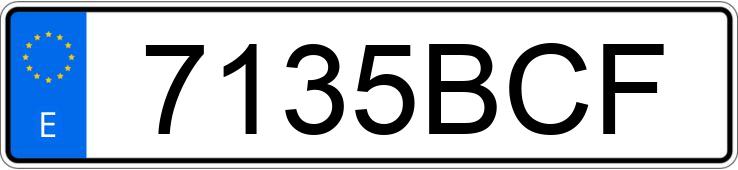 Numer rejestracyjny 7135BCF posiada OPEL ASTRA