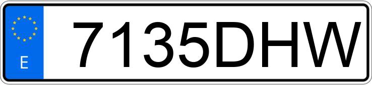 Numer rejestracyjny 7135DHW posiada PEUGEOT 406