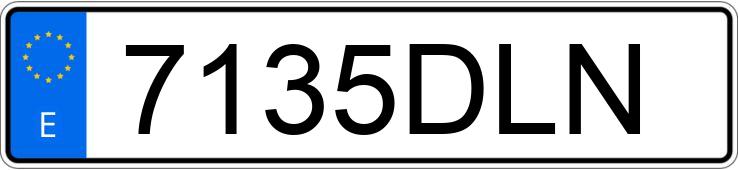 Numer rejestracyjny 7135DLN posiada TOYOTA COROLLA Numer rejestracyjny 7135DLN posiada TOYOTA COROLLA