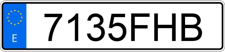 Numer rejestracyjny 7135FHB posiada AUDI A8
