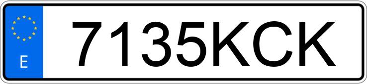 Numer rejestracyjny 7135KCK posiada OPEL VIVARO Numer rejestracyjny 7135KCK posiada OPEL VIVARO