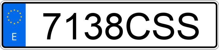 Numer rejestracyjny 7138CSS posiada HONDA CBR 600 Numer rejestracyjny 7138CSS posiada HONDA CBR 600