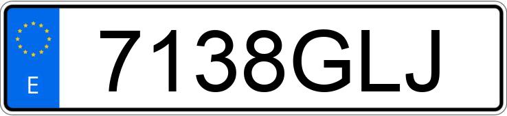 Numer rejestracyjny 7138GLJ posiada OPEL CORSA