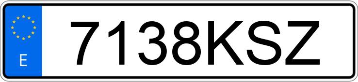 Numer rejestracyjny 7138KSZ posiada RENAULT MEGANE COUPE Numer rejestracyjny 7138KSZ posiada RENAULT MEGANE COUPE