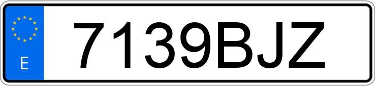 Numer rejestracyjny 7139BJZ posiada VOLKSWAGEN GOLF Numer rejestracyjny 7139BJZ posiada VOLKSWAGEN GOLF