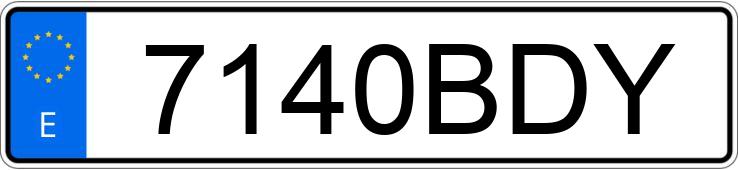 Numer rejestracyjny 7140BDY posiada FORD FOCUS Numer rejestracyjny 7140BDY posiada FORD FOCUS