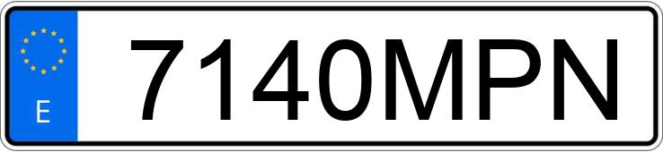 Numer rejestracyjny 7140MPN posiada MERCEDES A (177)