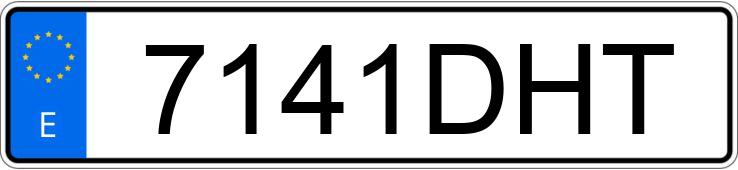 Numer rejestracyjny 7141DHT posiada CHEVROLET-GM AVEO