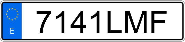 Numer rejestracyjny 7141LMF posiada VOLKSWAGEN MULTIVAN