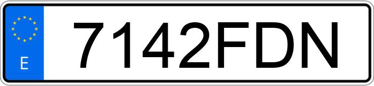 Numer rejestracyjny 7142FDN posiada SEAT CORDOBA Numer rejestracyjny 7142FDN posiada SEAT CORDOBA