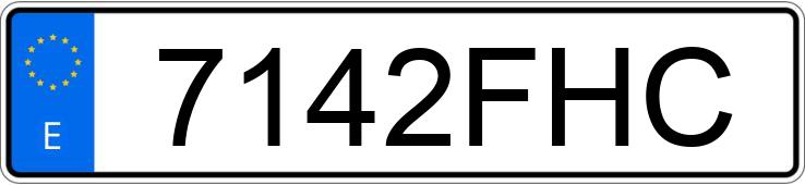 Numer rejestracyjny 7142FHC posiada BMW SERIE 3