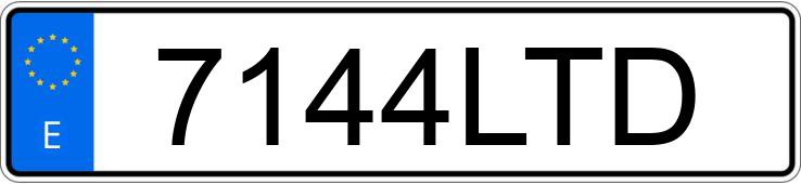 Numer rejestracyjny 7144LTD posiada KIA RIO Numer rejestracyjny 7144LTD posiada KIA RIO