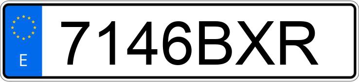 Numer rejestracyjny 7146BXR posiada MERCEDES VITO