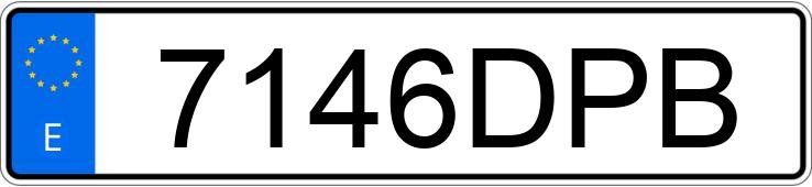 Numer rejestracyjny 7146DPB posiada MAZDA MAZDA6