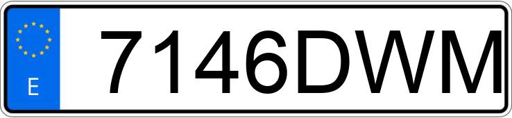 Numer rejestracyjny 7146DWM posiada OPEL ASTRA GTC