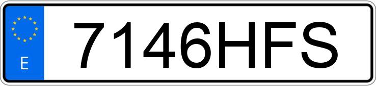 Numer rejestracyjny 7146HFS posiada FORD KUGA