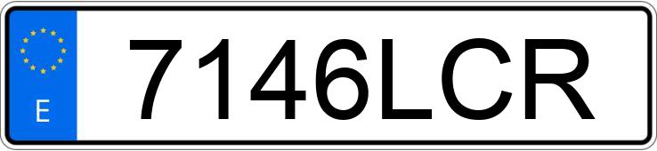 Numer rejestracyjny 7146LCR posiada MERCEDES GLC (253)