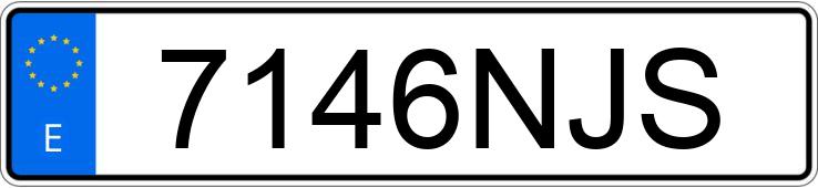 Numer rejestracyjny 7146NJS posiada CUPRA LEON