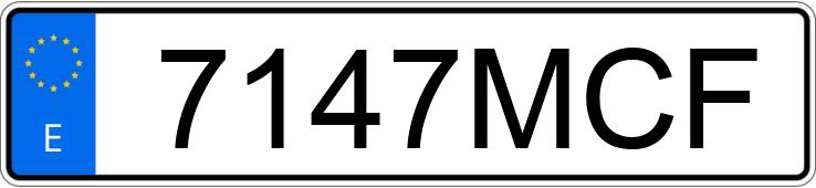 Numer rejestracyjny 7147MCF posiada MERCEDES CLA (118)