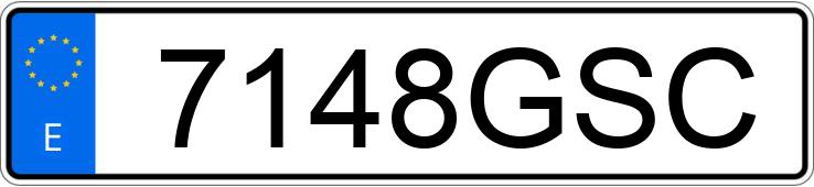 Numer rejestracyjny 7148GSC posiada PEUGEOT BOXER