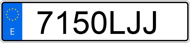 Numer rejestracyjny 7150LJJ posiada COMARTH CR Numer rejestracyjny 7150LJJ posiada COMARTH CR