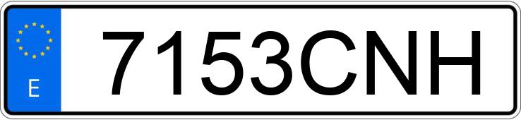 Numer rejestracyjny 7153CNH posiada SEAT LEON