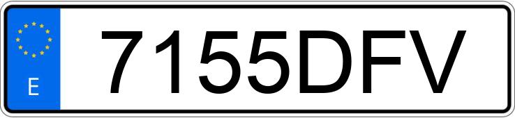 Numer rejestracyjny 7155DFV posiada MITSUBISHI MONTERO