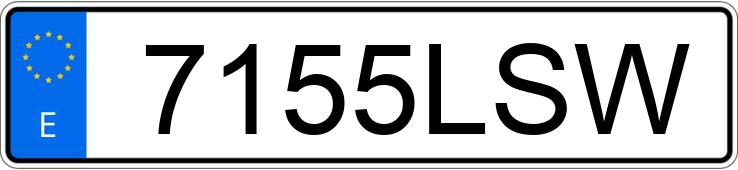 Numer rejestracyjny 7155LSW posiada OPEL VIVARO 1.5D 100 FG L CARGA INCREMENTADA EXPRESS