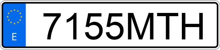 Numer rejestracyjny 7155MTH posiada BMW X3