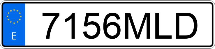 Numer rejestracyjny 7156MLD posiada BENTLEY CONTINENTAL