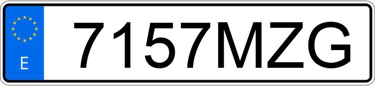 Numer rejestracyjny 7157MZG posiada BMW C