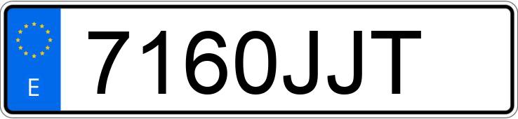 Numer rejestracyjny 7160JJT posiada FORD FOCUS