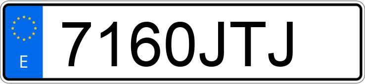 Numer rejestracyjny 7160JTJ posiada SEAT LEON