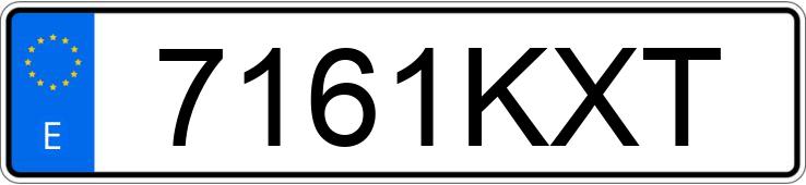 Numer rejestracyjny 7161KXT posiada MERCEDES CLA (118)