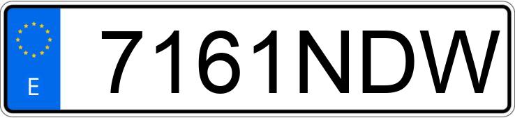 Numer rejestracyjny 7161NDW posiada KIA NIRO Numer rejestracyjny 7161NDW posiada KIA NIRO