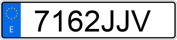 Numer rejestracyjny 7162JJV posiada TOYOTA AURIS