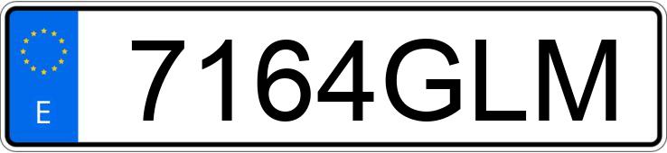 Numer rejestracyjny 7164GLM posiada PEUGEOT 107
