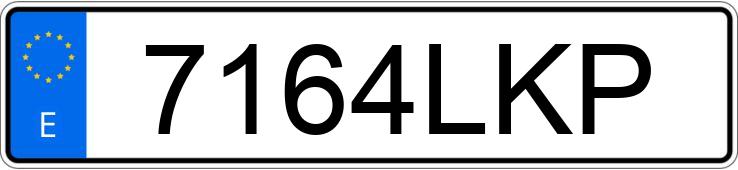 Numer rejestracyjny 7164LKP posiada RENAULT TALISMAN